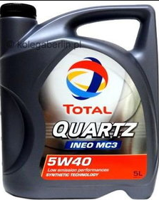 Olej 5W40 Total Quartz Ineo C3 5L (dawniej INEO MC3) wyprzedaż 2174777 TOTAL